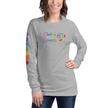 Load image into Gallery viewer, Chakra Connoisseur, Unisex Long Sleeve Tee, chakra shirt, chakras,
