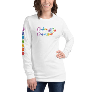 Chakra Connoisseur, Unisex Long Sleeve Tee, chakra shirt, chakras,