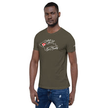 Load image into Gallery viewer, Made With Love from God’s Country Short-Sleeve Unisex T-Shirt (White Logo)